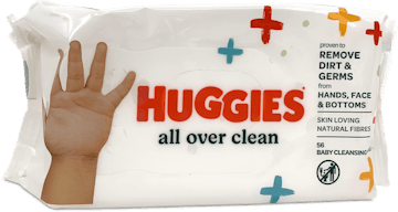 Huggies All Over Clean Wipes 56 Pack