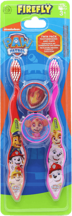 Paw Patrol Nickelodeon Twin Pack Toothbrush Kids