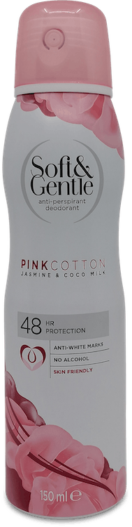 Soft & Gentle Pink Cotton Jasmine And Coco Milk 150ml