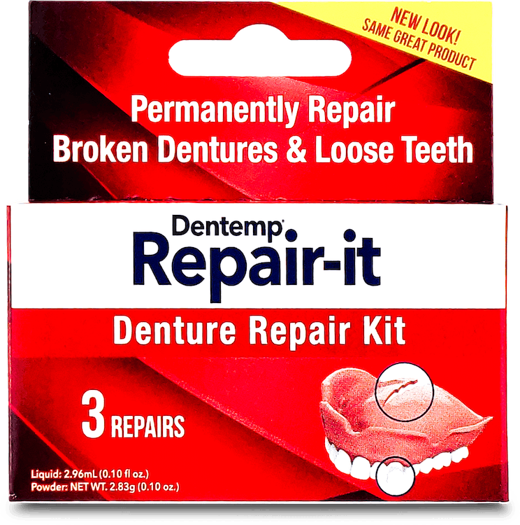 Dentemp Repair-It Denture Repair Kit 3 Pack