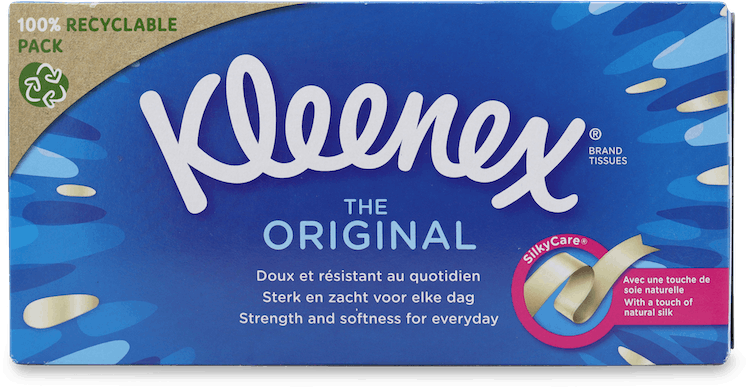 Kleenex Original Regular White Tissues 72 Pack
