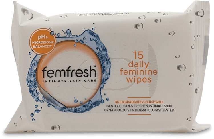 Femfresh Feminine Intimate Wipes 15 Pack