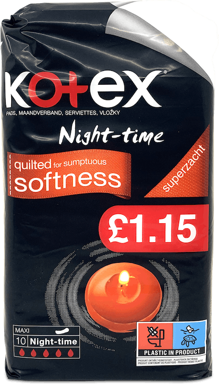 Kotex Maxi Night-Time 10 Pads