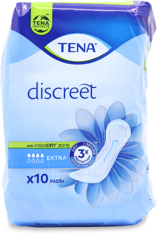 Tena Lady Discreet Extra Pads 10 Pack