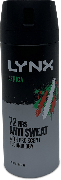 Lynx Africa 72 Hrs Anti Sweat Deodorant 150ml