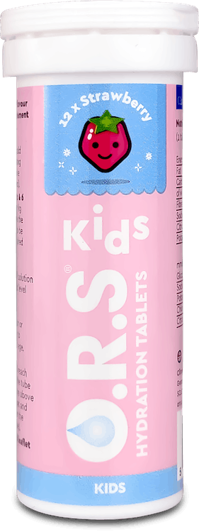 O.R.S. Hydration Strawberry for Kids 12 Tablets