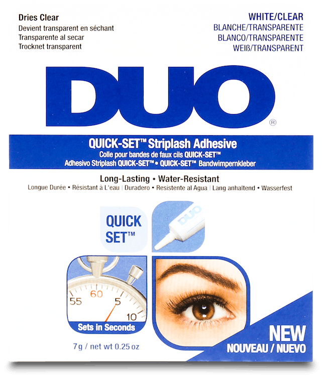 Duo Quick-Set Striplash Adhesive White/Clear 7g