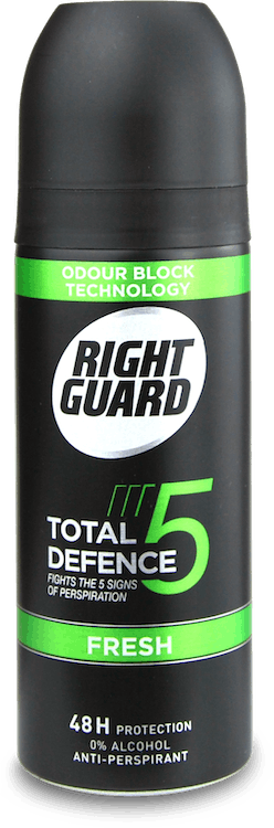 Right Guard Total Defence 5 Fresh 48H Protection Antiperspirant 150ml