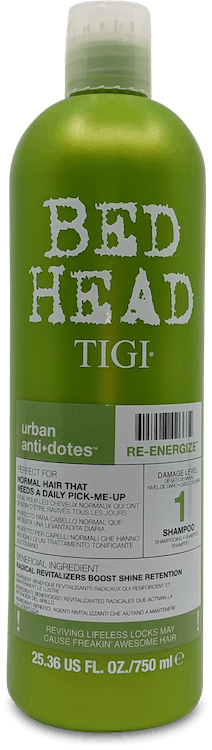 Tigi Bed Head Re-Energize Level 1 Shampoo 750ml