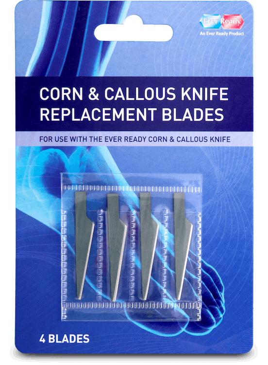 Ever Ready Corn & Callous Knife Replacement Blades 4 Pack