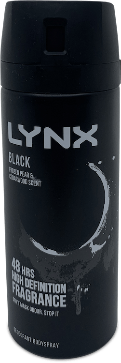 Lynx Black Frozen Pear And Cedarwood Scent 150ml