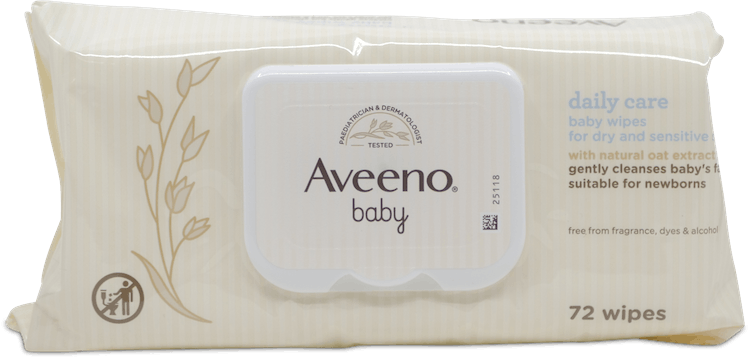 Aveeno Baby Daily Care Baby Wipes 72 Pack