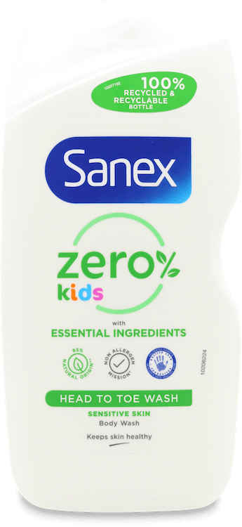 Sanex Zero % Kids Head To Toe Wash 450ml