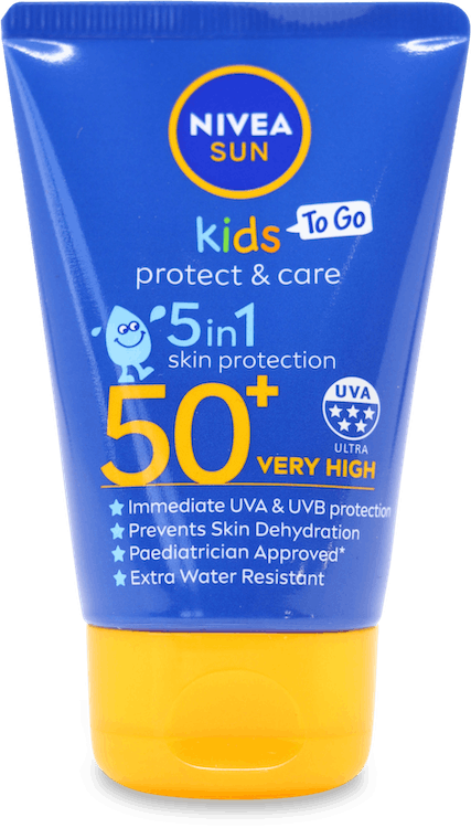 Nivea Sun Suncream Lotion SPF50+ Kids Protect & Care Pocket Size 50ml