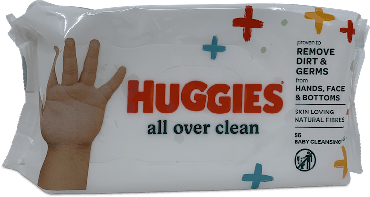 Huggies All Over Clean Wipes 56 Pack
