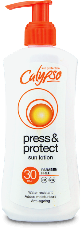 Calypso Press & Protect Sun Lotion SPF30 200ml
