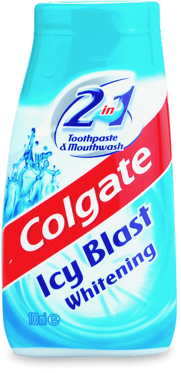 Colgate Icy Blast Whitening 2-In-1 Toothpaste & Mouthwash 100ml