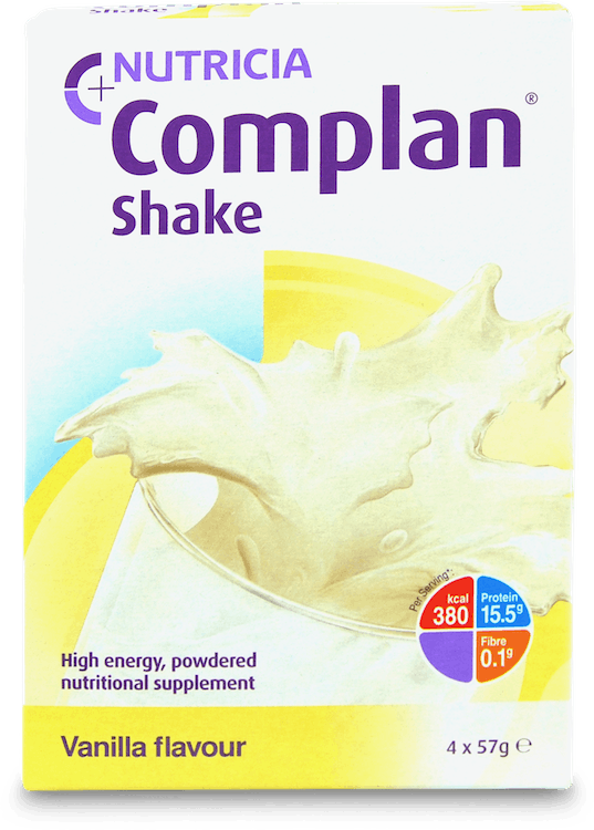 Complan Shake Vanilla Flavour 57g 4 Pack