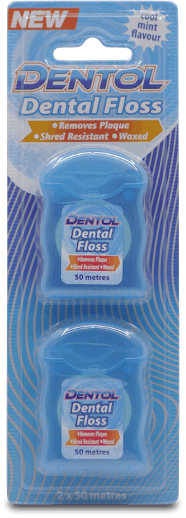 Dentol Dental Floss 50m 2 Pack