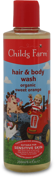 Childs Farm Hair & Body Wash Organic Sweet Orange 250ml