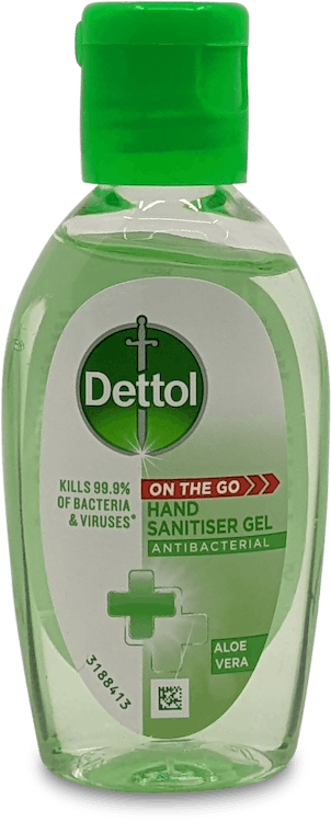 Dettol Aloe Vera Antibacterial Sanitiser 50ml