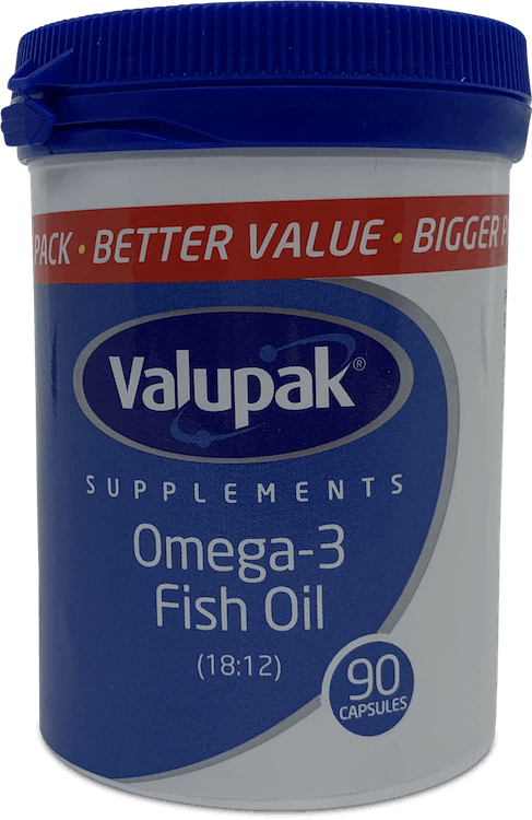 Valupak Omega-3 Fish Oil 90 Capsules