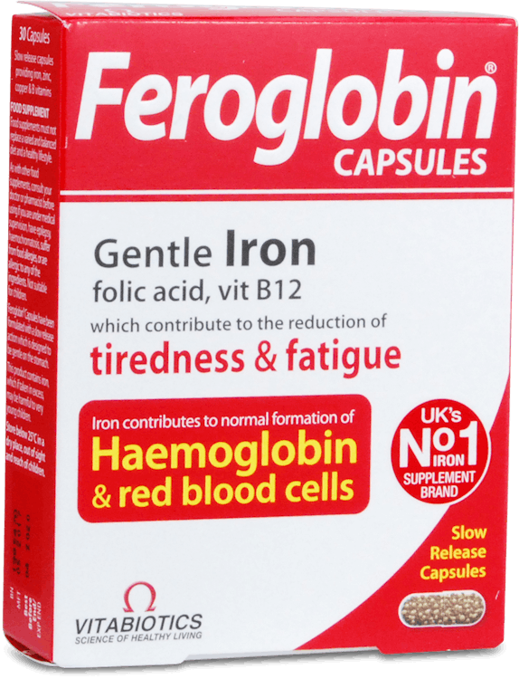 Vitabiotics Feroglobin Capsules 30 Pack