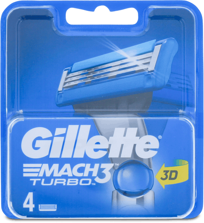 Gillette Mach 3 Turbo 4 Blades