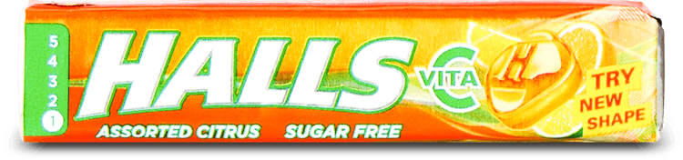 Halls Citrus Sugar Free 32g