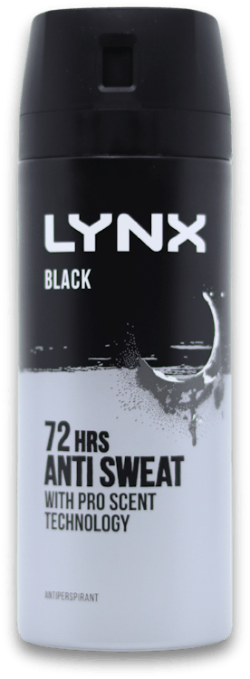 Lynx Black Anti-Perspirant 150ml