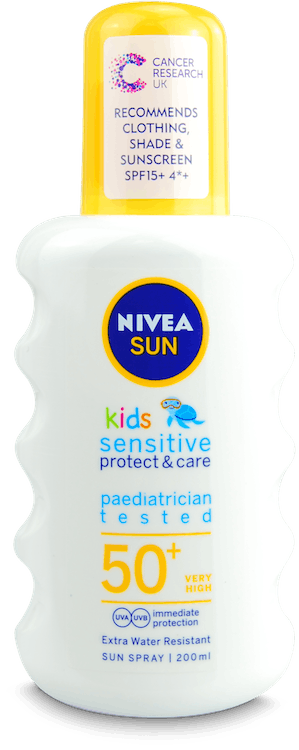 Nivea Sun Kids SPF50+ Sensitive Spray 200ml