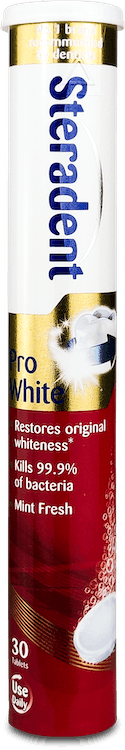 Steradent Pro White 30 Tablets