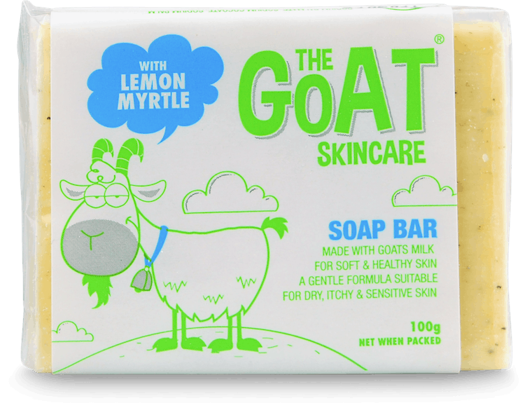The Goat Skincare Soap Bar with Lemon Myrtle 100g