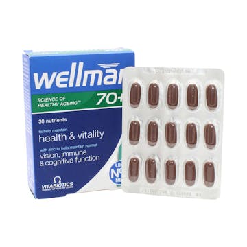 Wellman 70+ Tablets - 30 Tablets