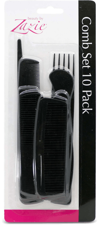 Zazie Hair Styling Comb Set 10 Piece