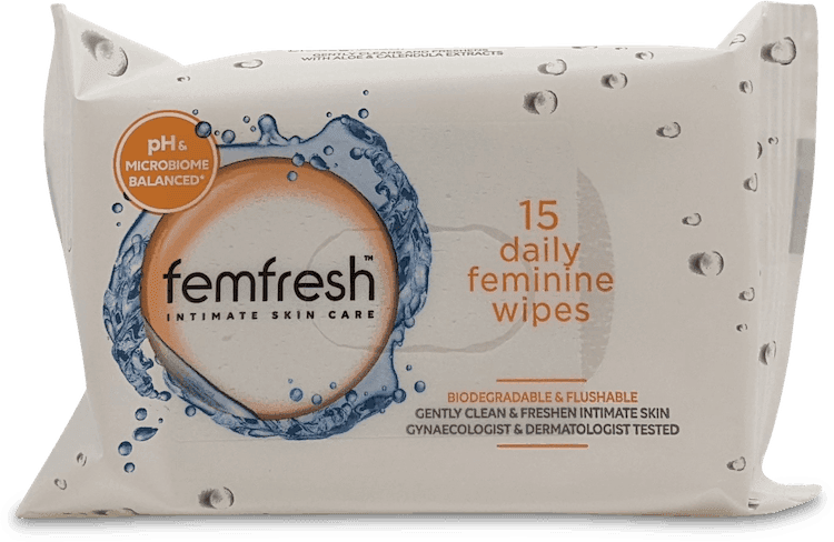 Femfresh Feminine Intimate Wipes (15 Pack)