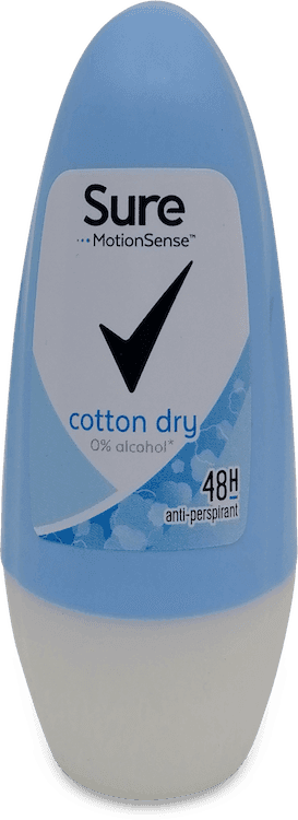 Sure Cotton Dry Anti-Perspirant Roll On 50ml